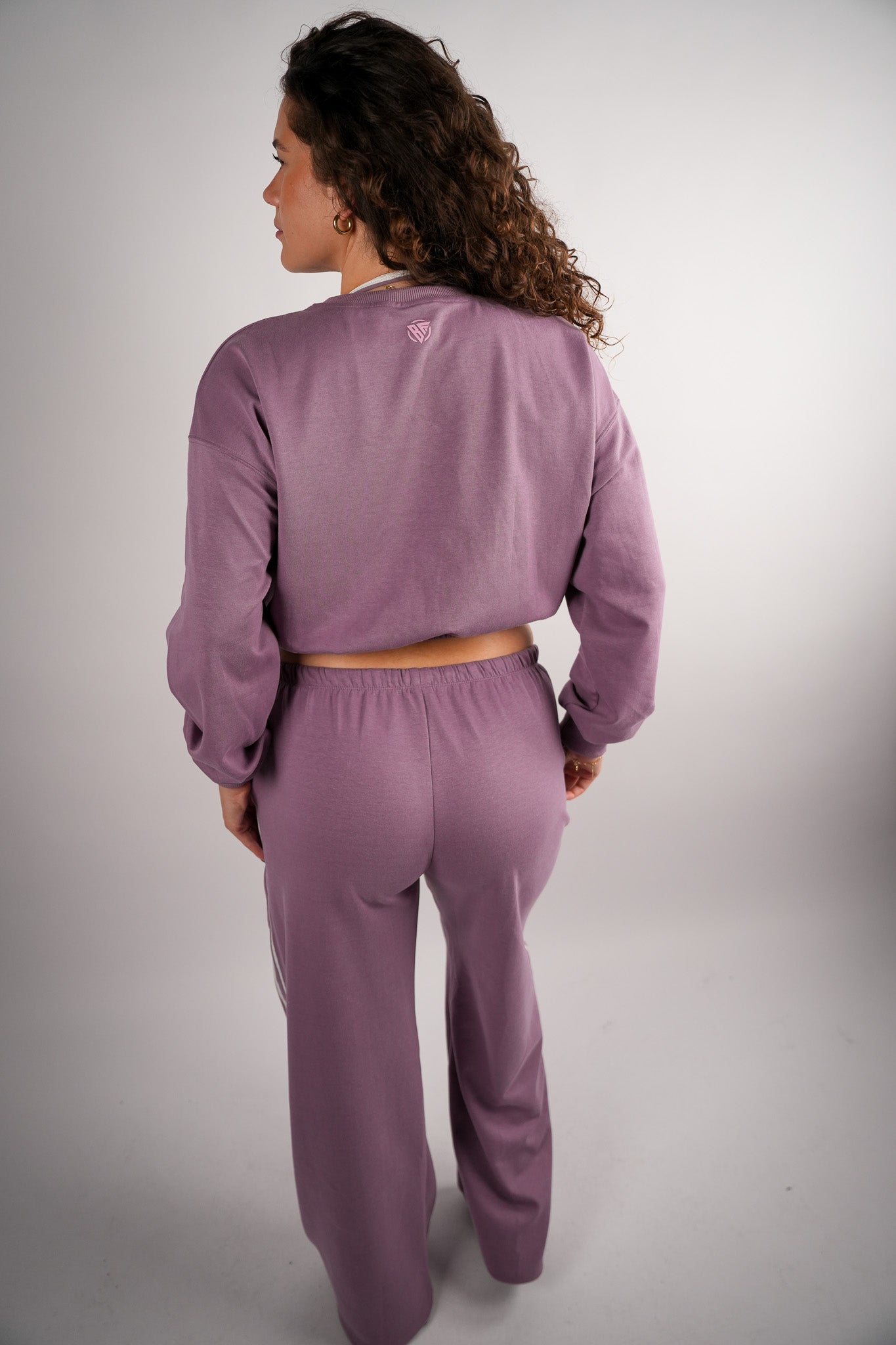 Contrastline Wide Leg Pants